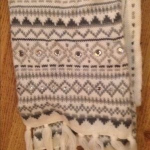 Bundle of winter scarfs, hats , and gloves